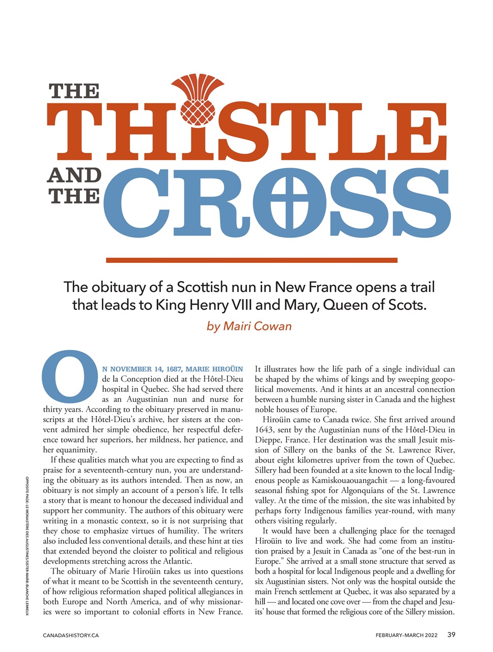 Canada's History Preview Pages