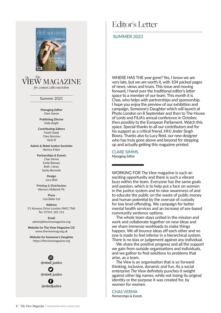 The View Magazine Preview Pages