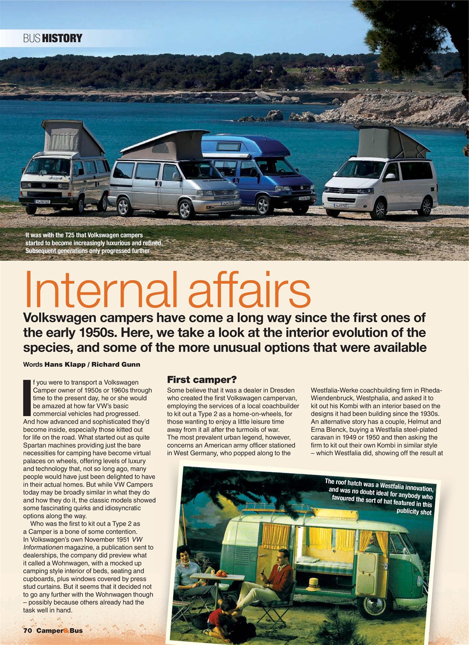 VW Camper Preview Pages