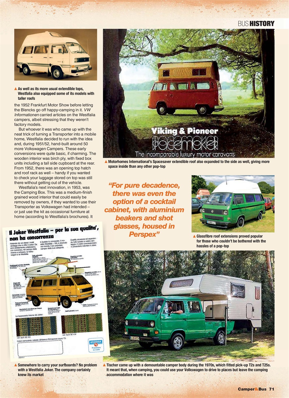 VW Camper Preview Pages