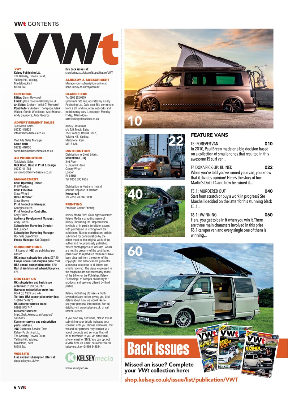 VWt Magazine Preview Pages