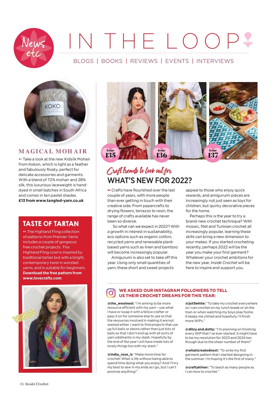 Inside Crochet Preview Pages