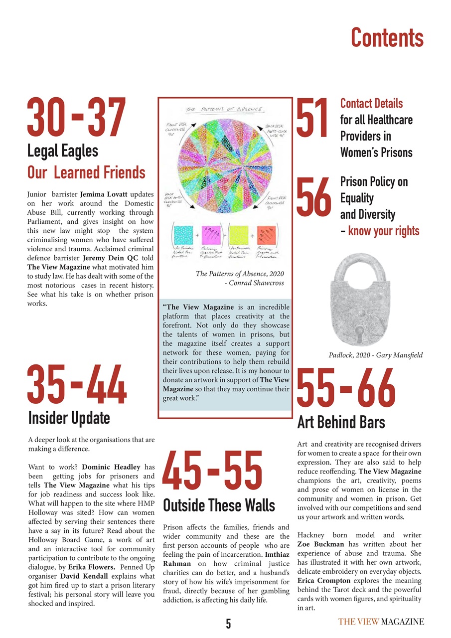 The View Magazine Preview Pages