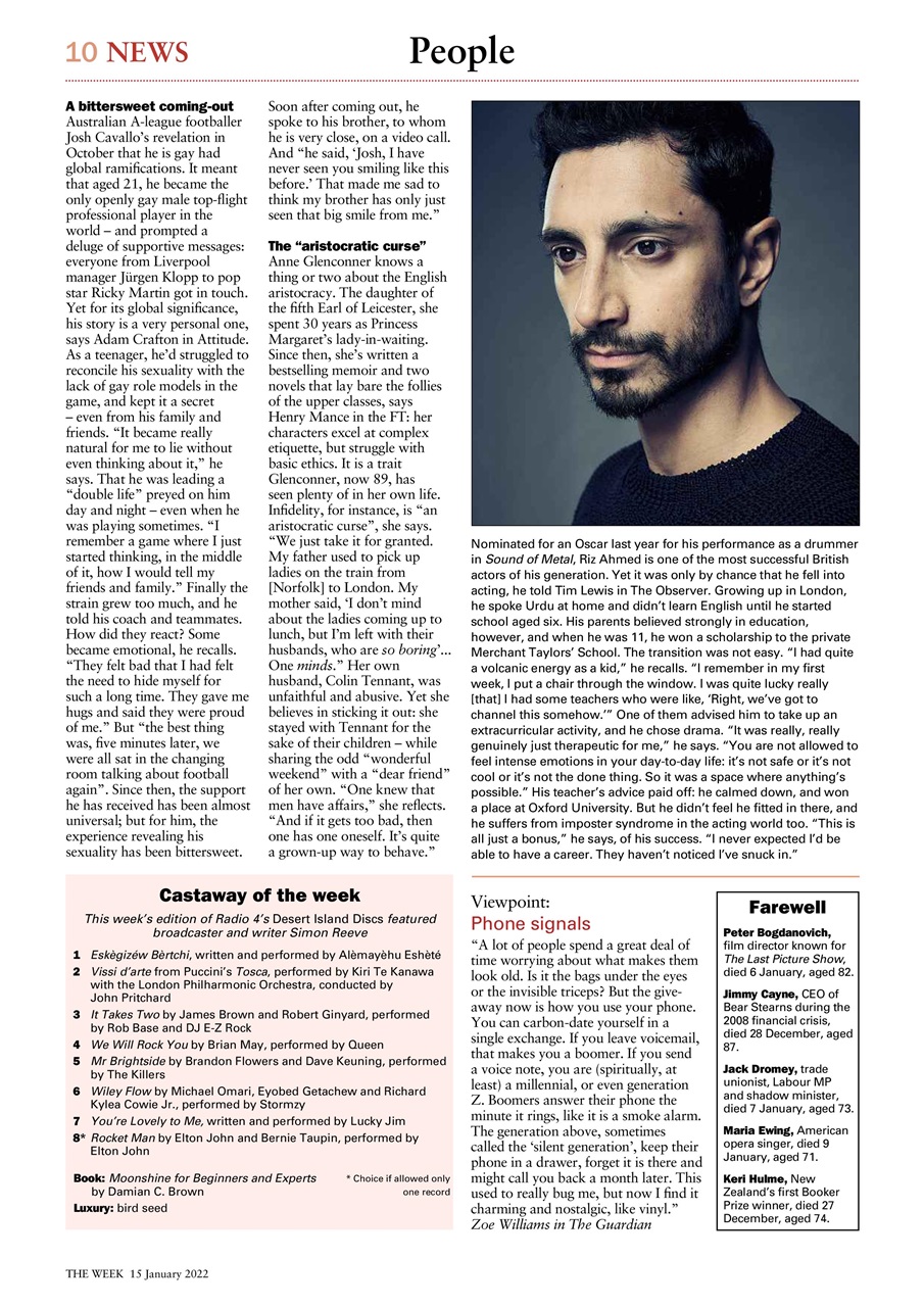 The Week Preview Pages