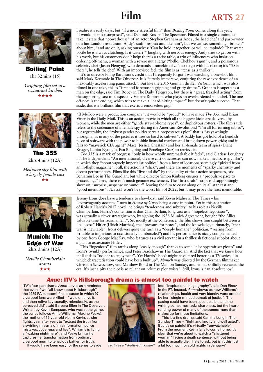 The Week Preview Pages