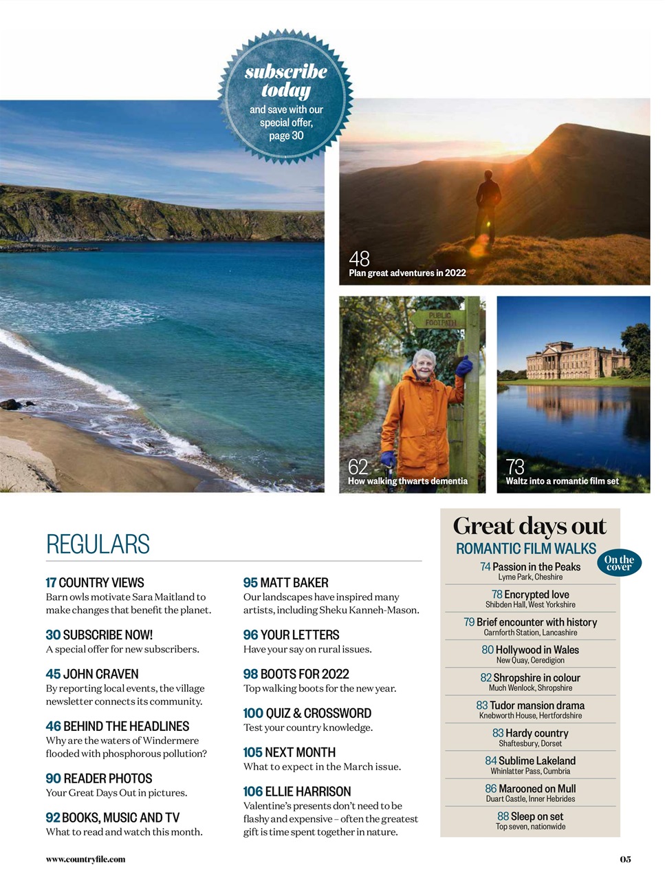 BBC Countryfile Magazine Preview Pages