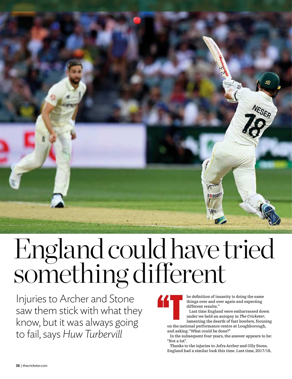 The Cricketer Magazine Preview Pages