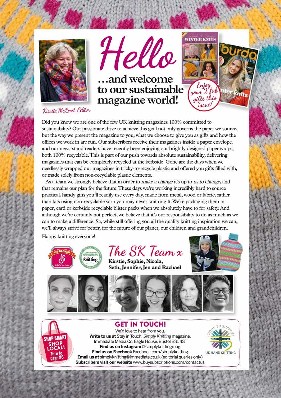 Simply Knitting Preview Pages