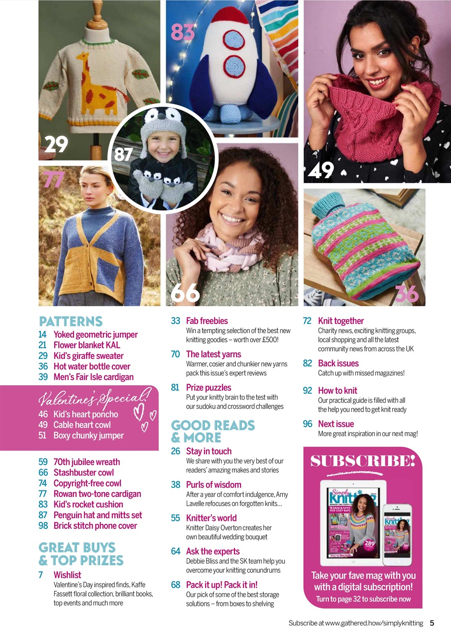 Simply Knitting Preview Pages