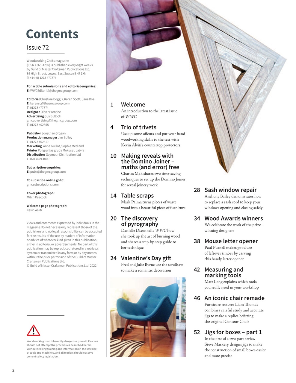Woodworking Crafts Magazine Preview Pages