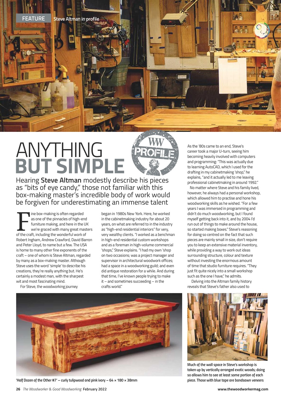 The Woodworker Magazine Preview Pages