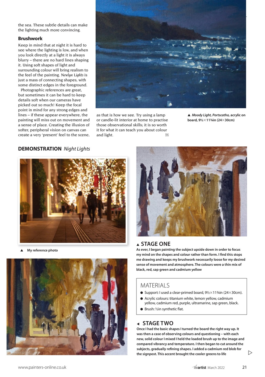 The Artist Preview Pages