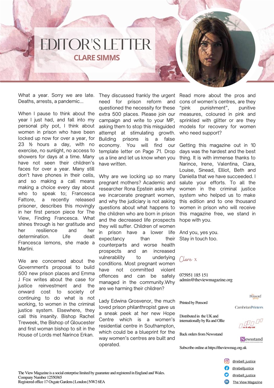 The View Magazine Preview Pages