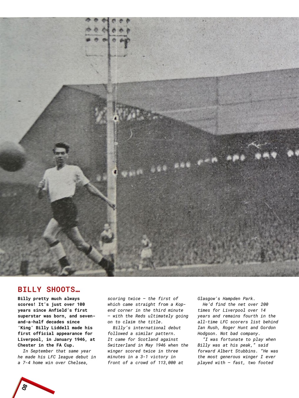 Liverpool FC Programmes Preview Pages