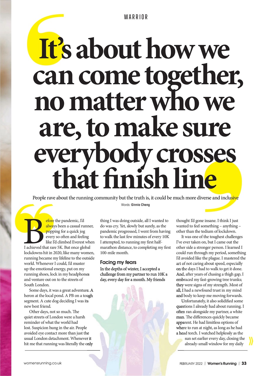 Women’s Running Preview Pages