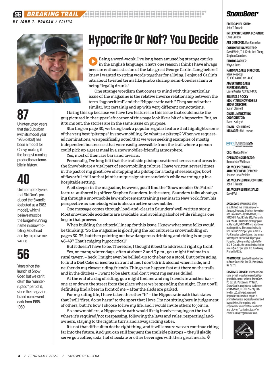 SnowGoer Preview Pages