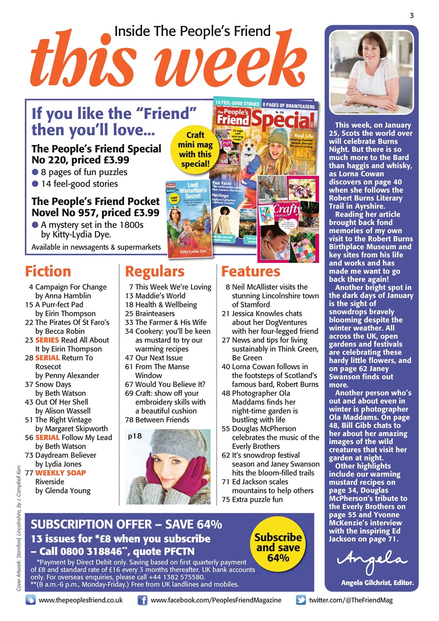 The People’s Friend Preview Pages