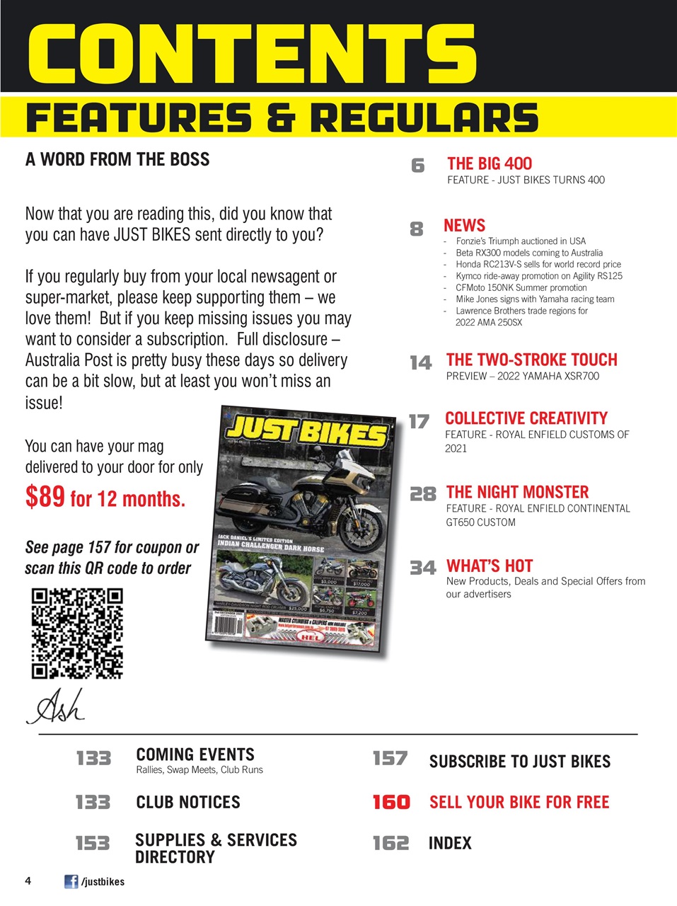 JUST BIKES Preview Pages