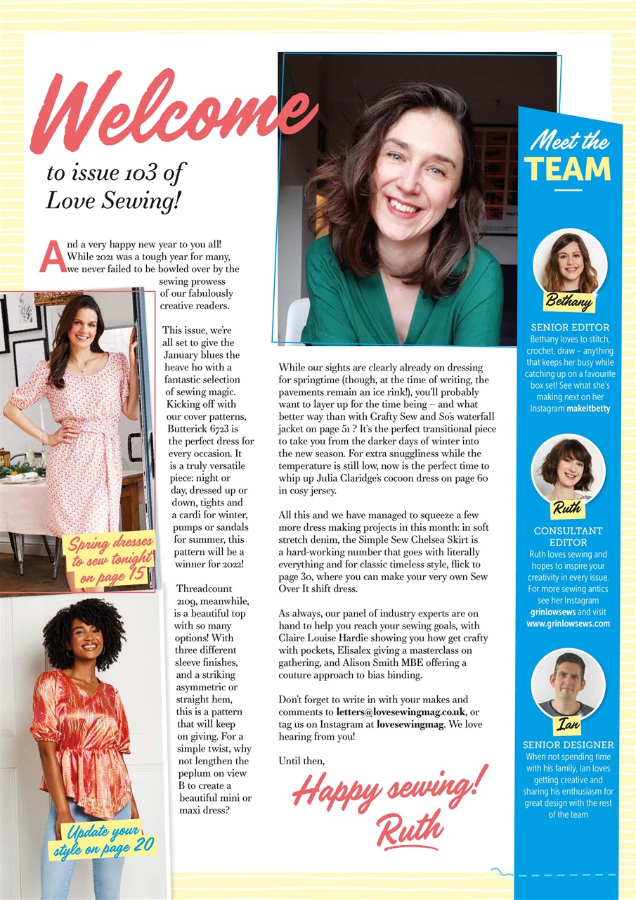 Love Sewing Preview Pages