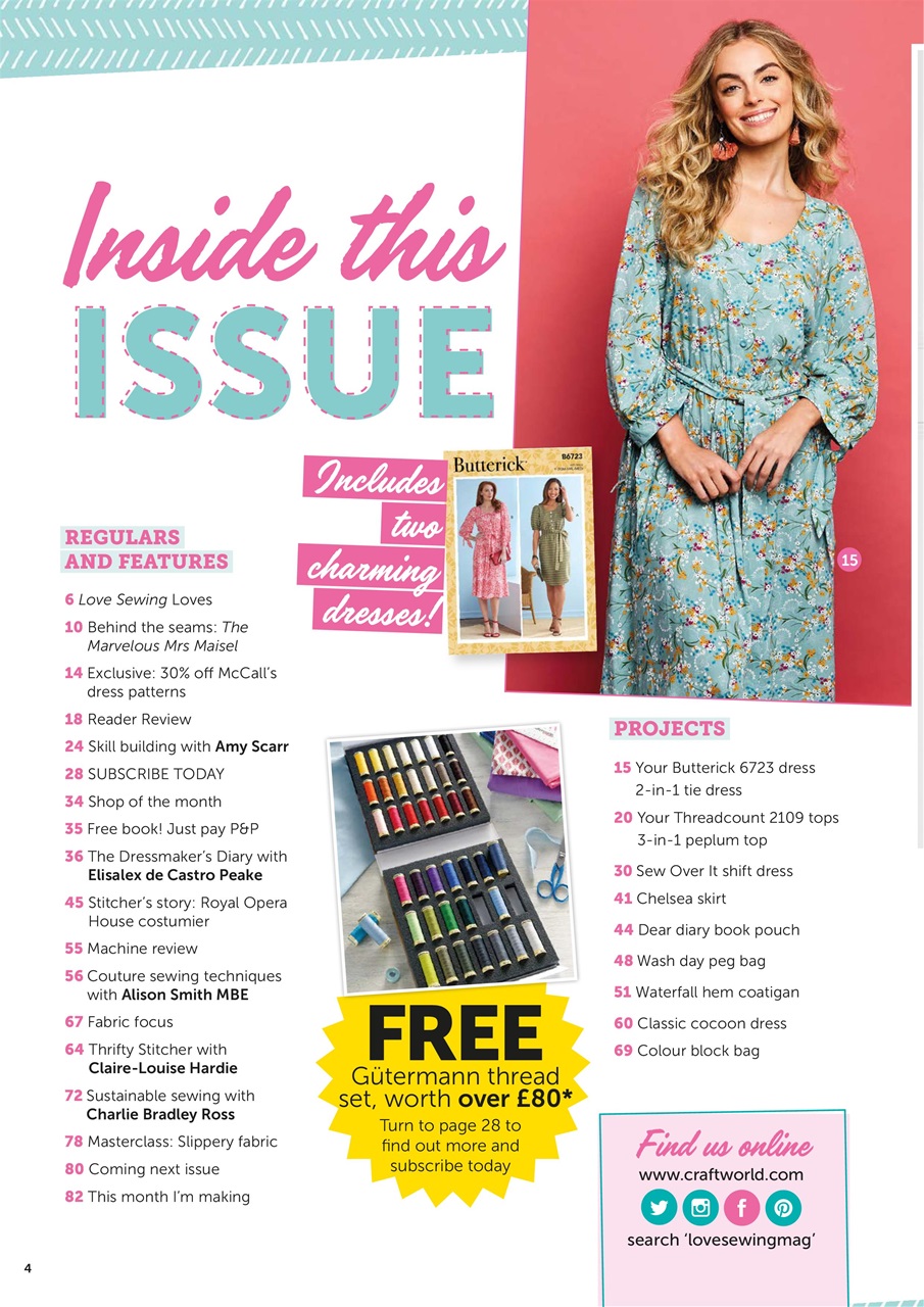 Love Sewing Preview Pages