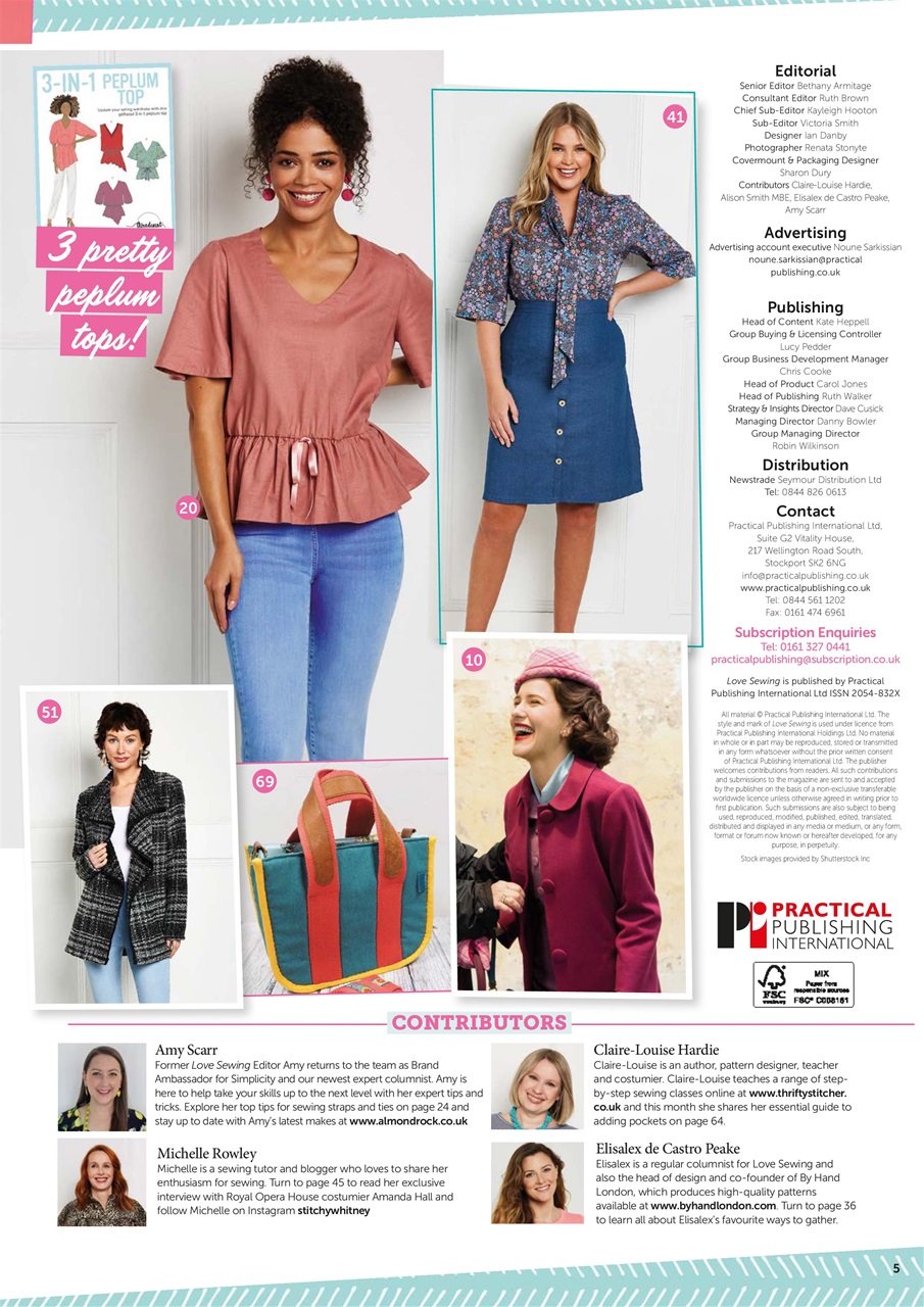 Love Sewing Preview Pages