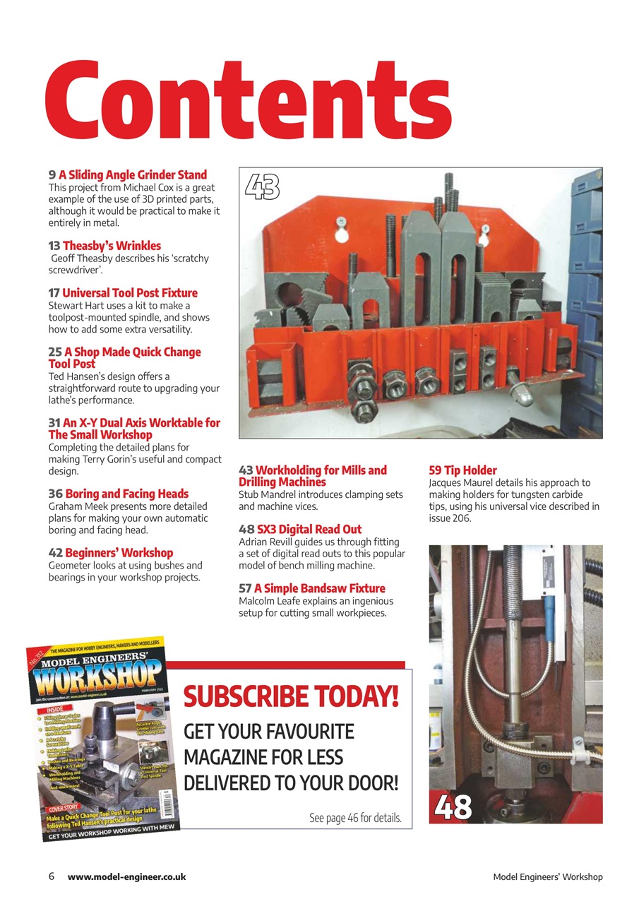 Model Engineer & Workshop Magazine Preview Pages