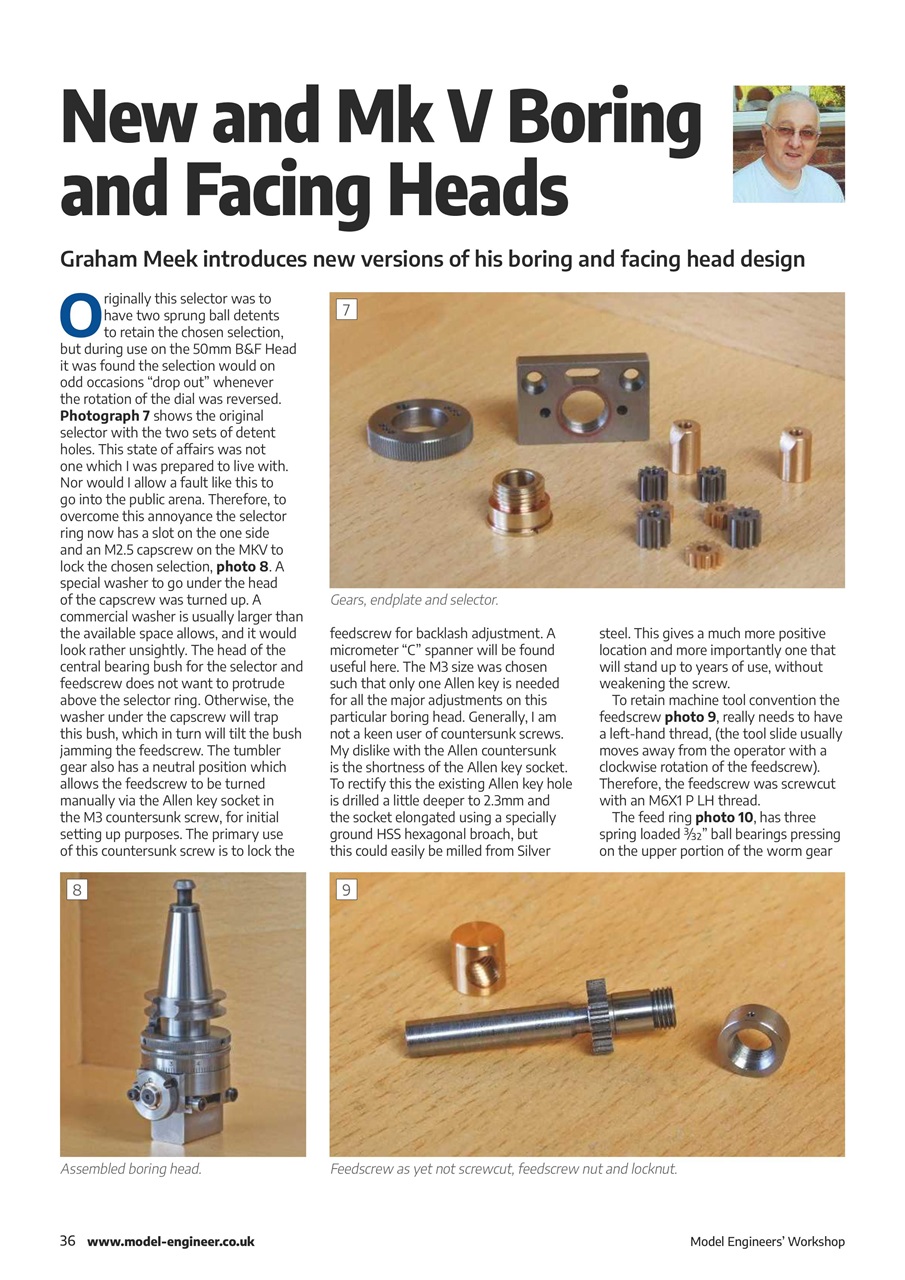 Model Engineer & Workshop Magazine Preview Pages