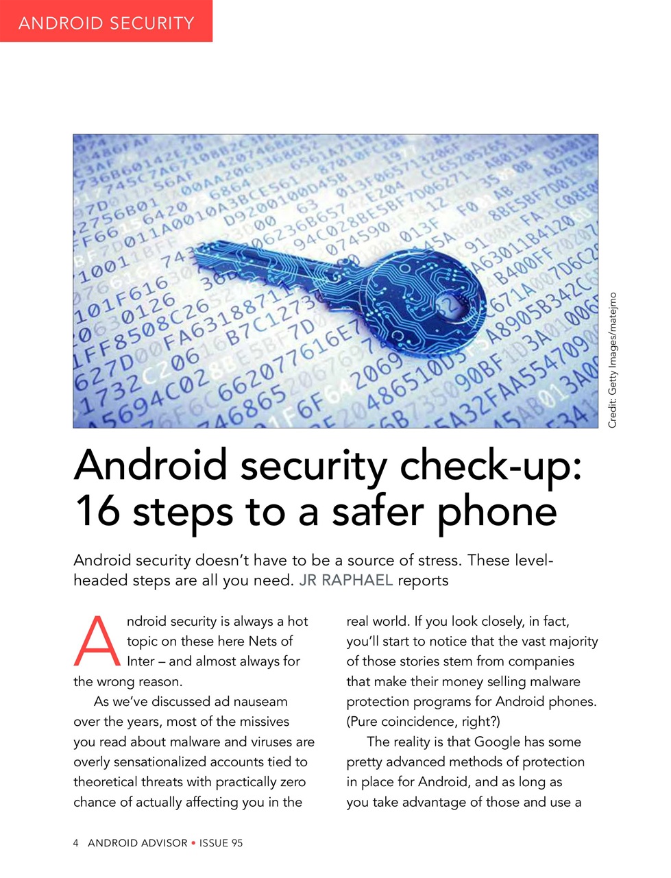 Android Advisor Preview Pages