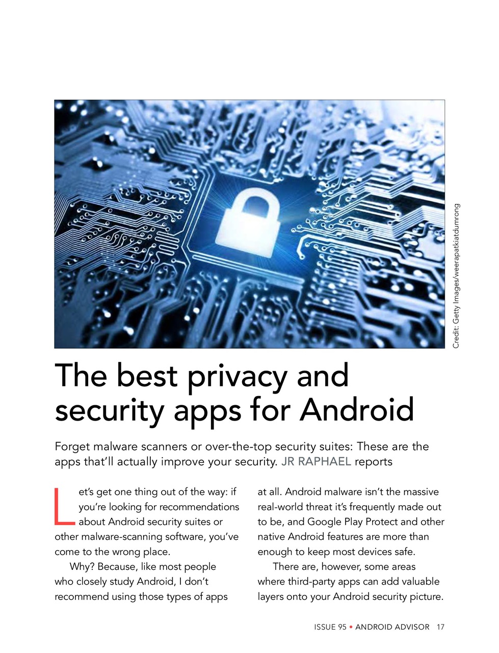 Android Advisor Preview Pages