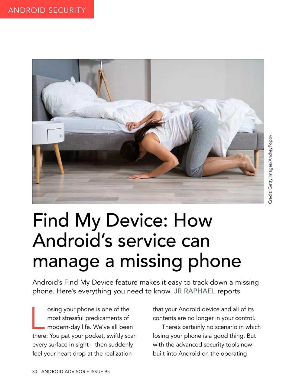Android Advisor Preview Pages