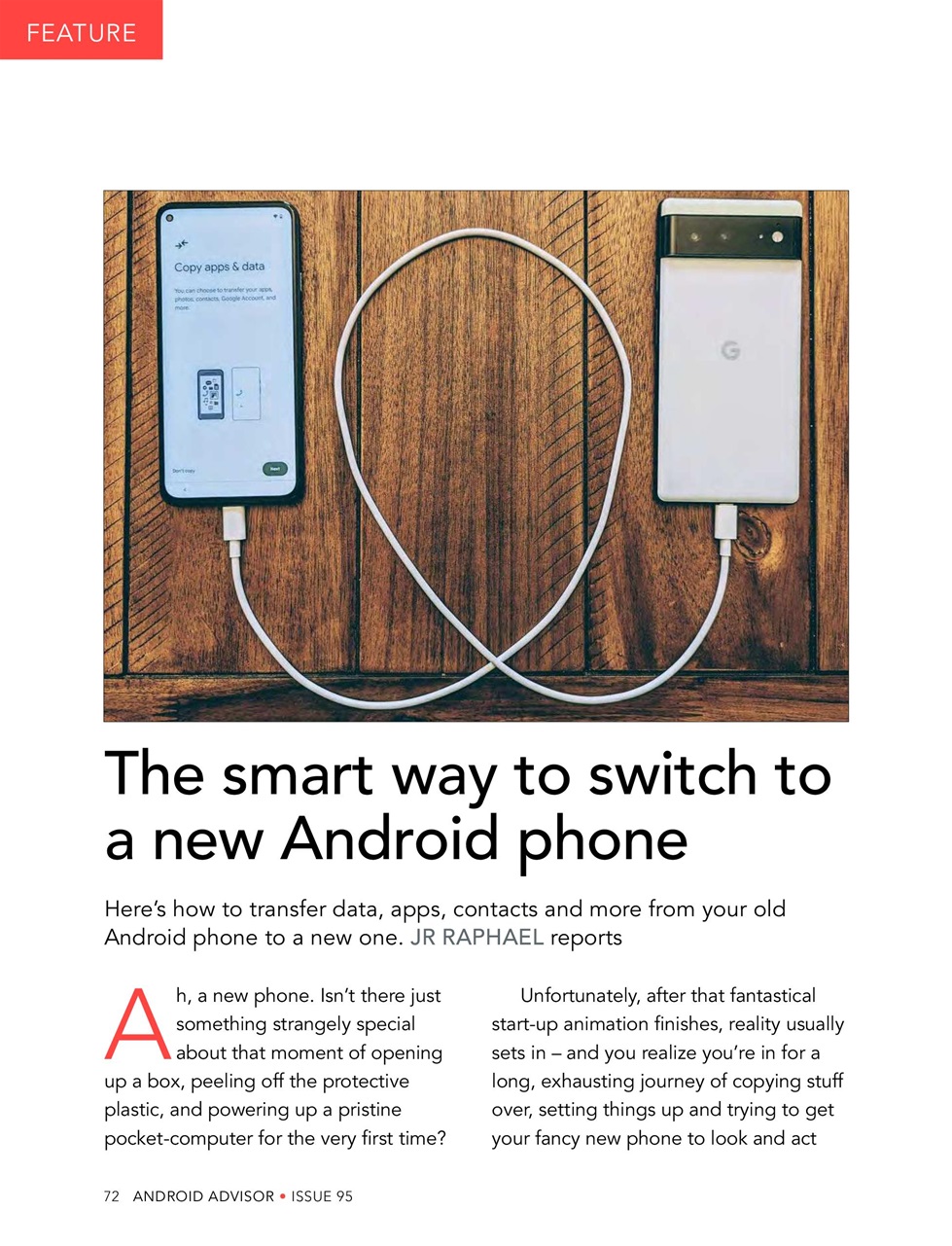 Android Advisor Preview Pages