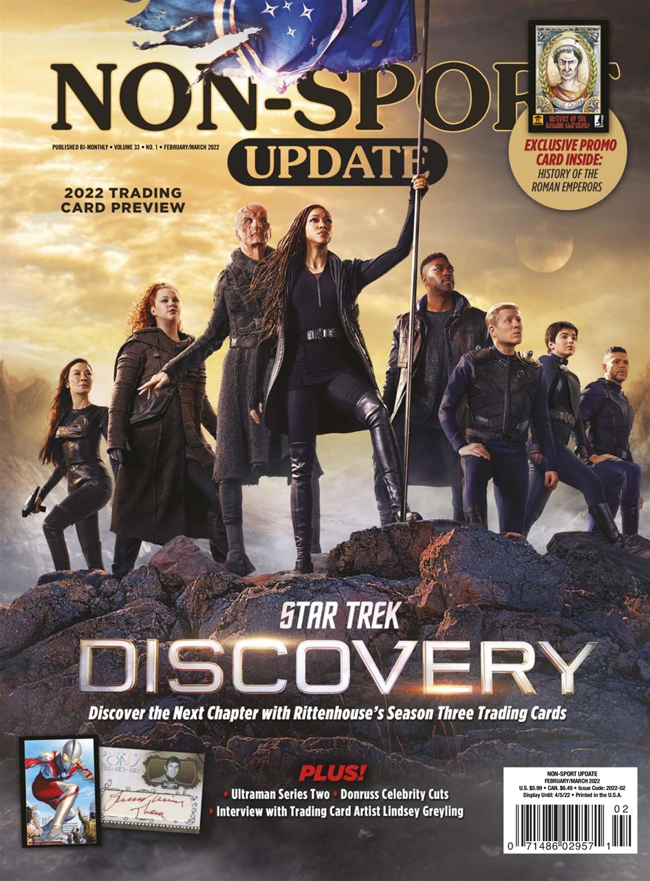 Non-Sport Update Magazine Preview Pages