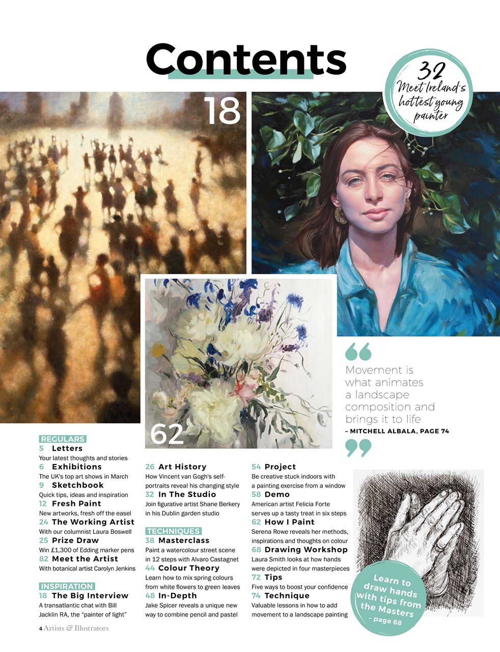 Artists & Illustrators Preview Pages