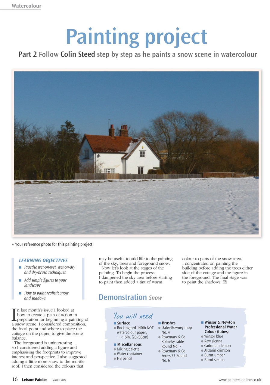 Leisure Painter & The Artist Preview Pages