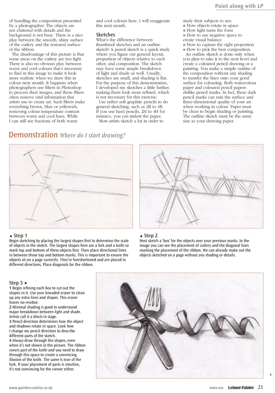 Leisure Painter & The Artist Preview Pages