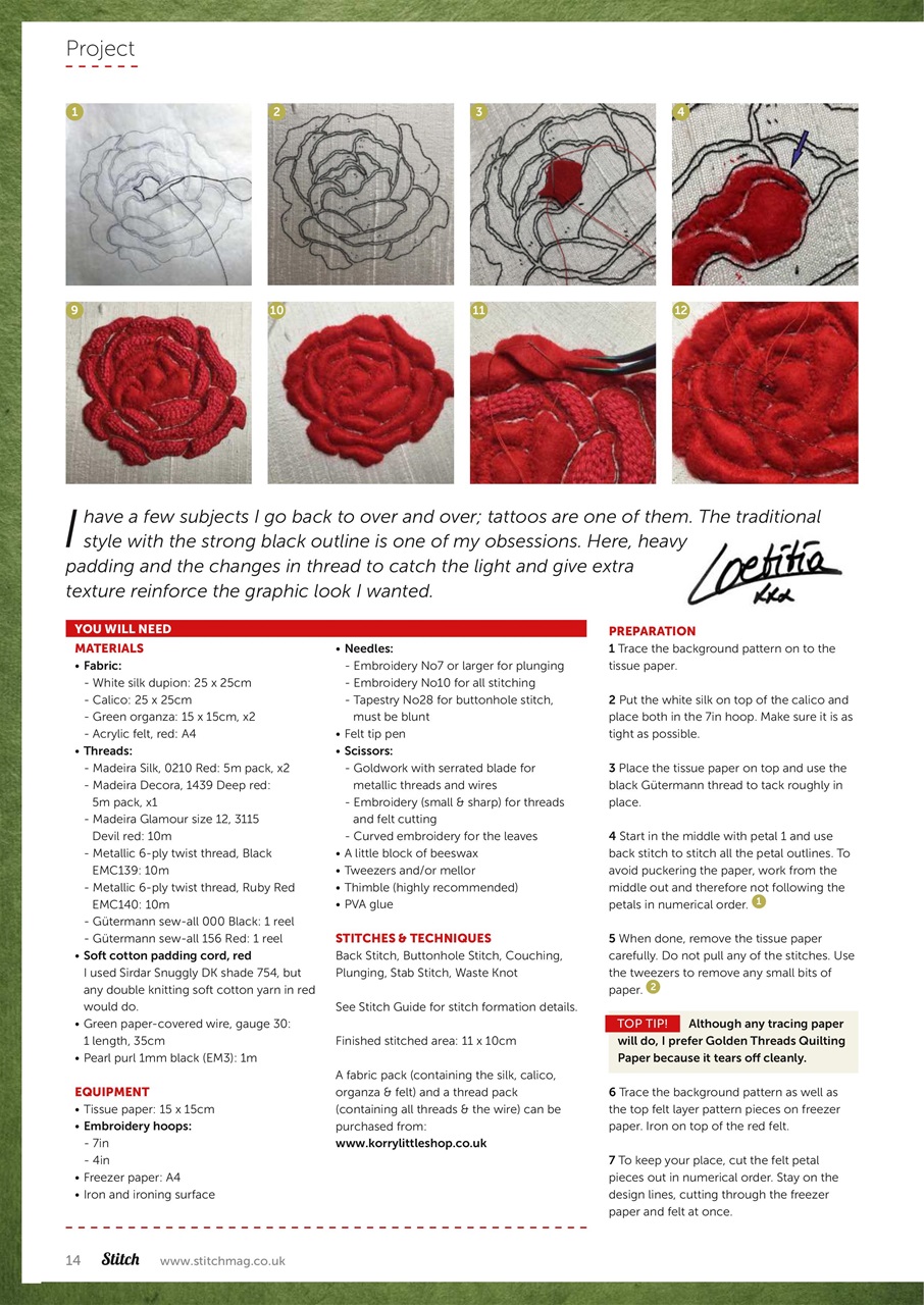 Stitch magazine Preview Pages