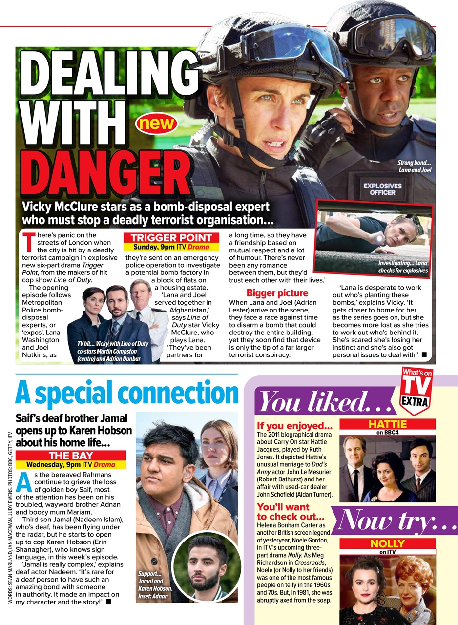 What's on TV Preview Pages