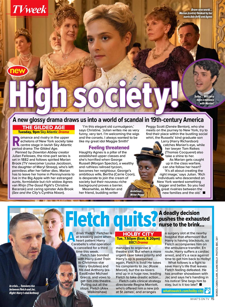 What's on TV Preview Pages