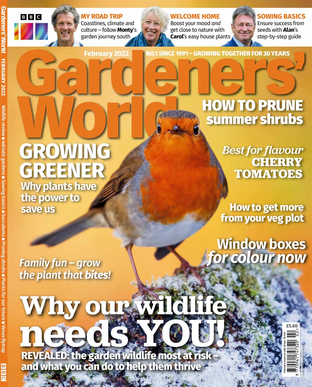 BBC Gardeners’ World Magazine Preview Pages