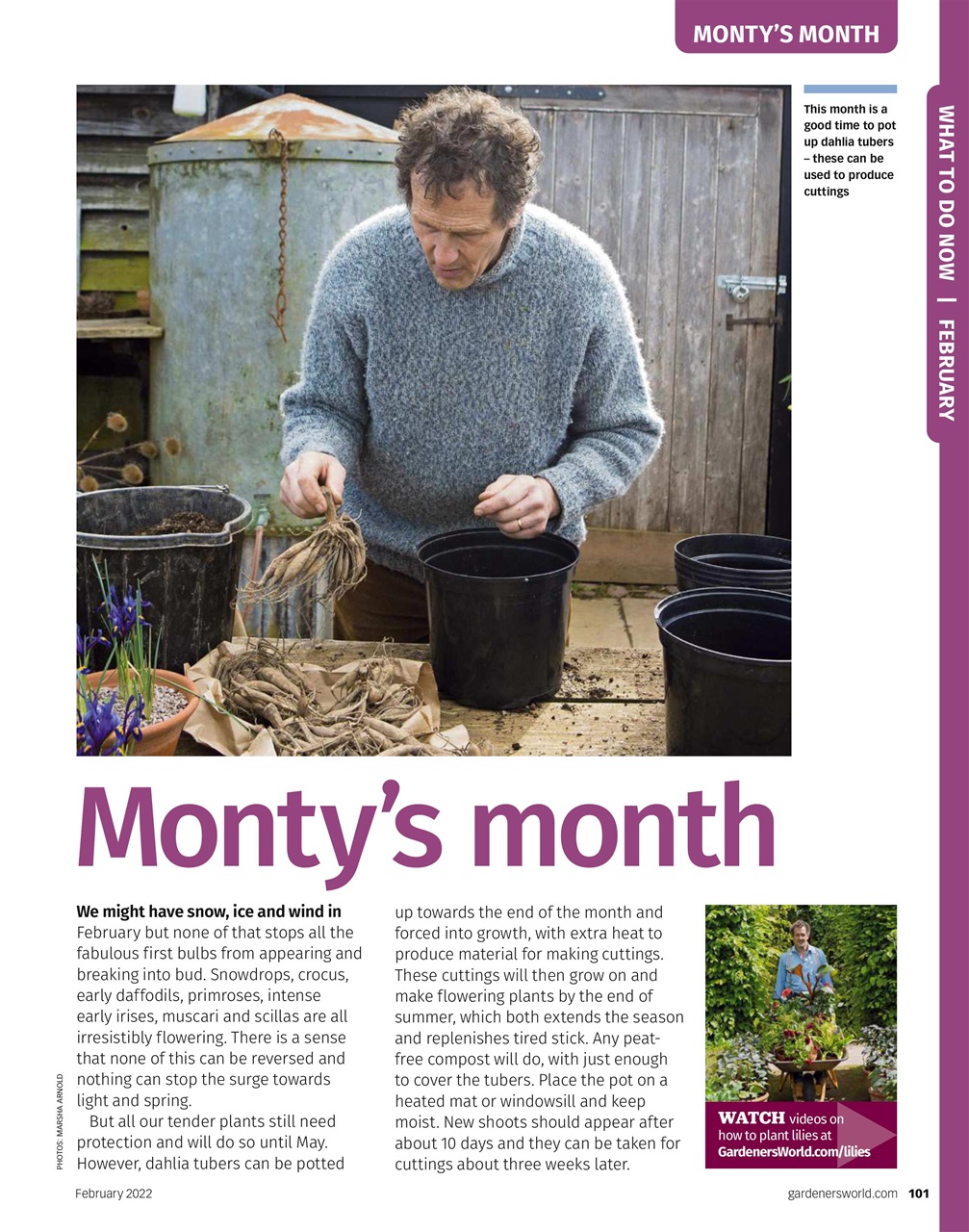 BBC Gardeners’ World Magazine Preview Pages