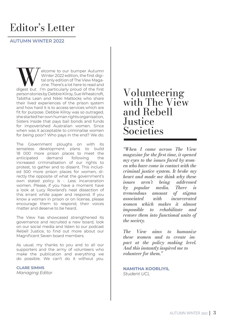 The View Magazine Preview Pages