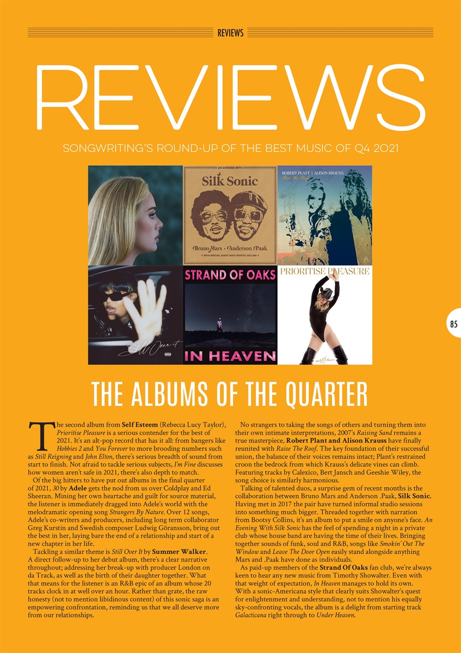 Songwriting Magazine Preview Pages