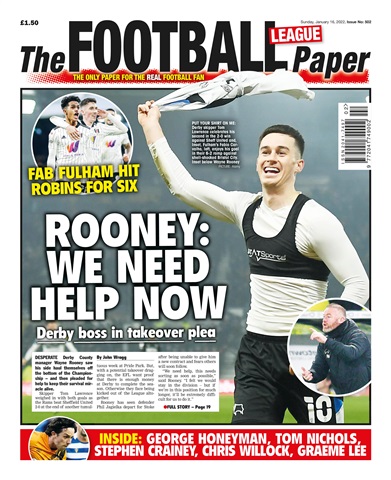 The Football League Paper issue 16 Jan 2022