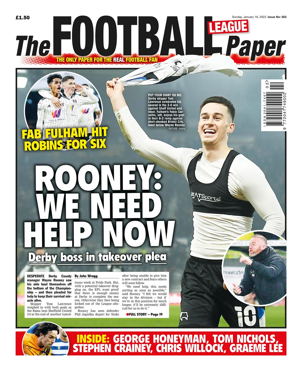 The Football League Paper Preview Pages