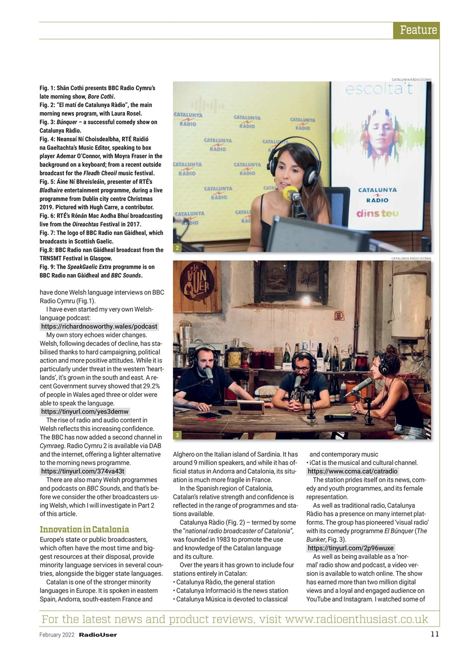 Radio User Preview Pages