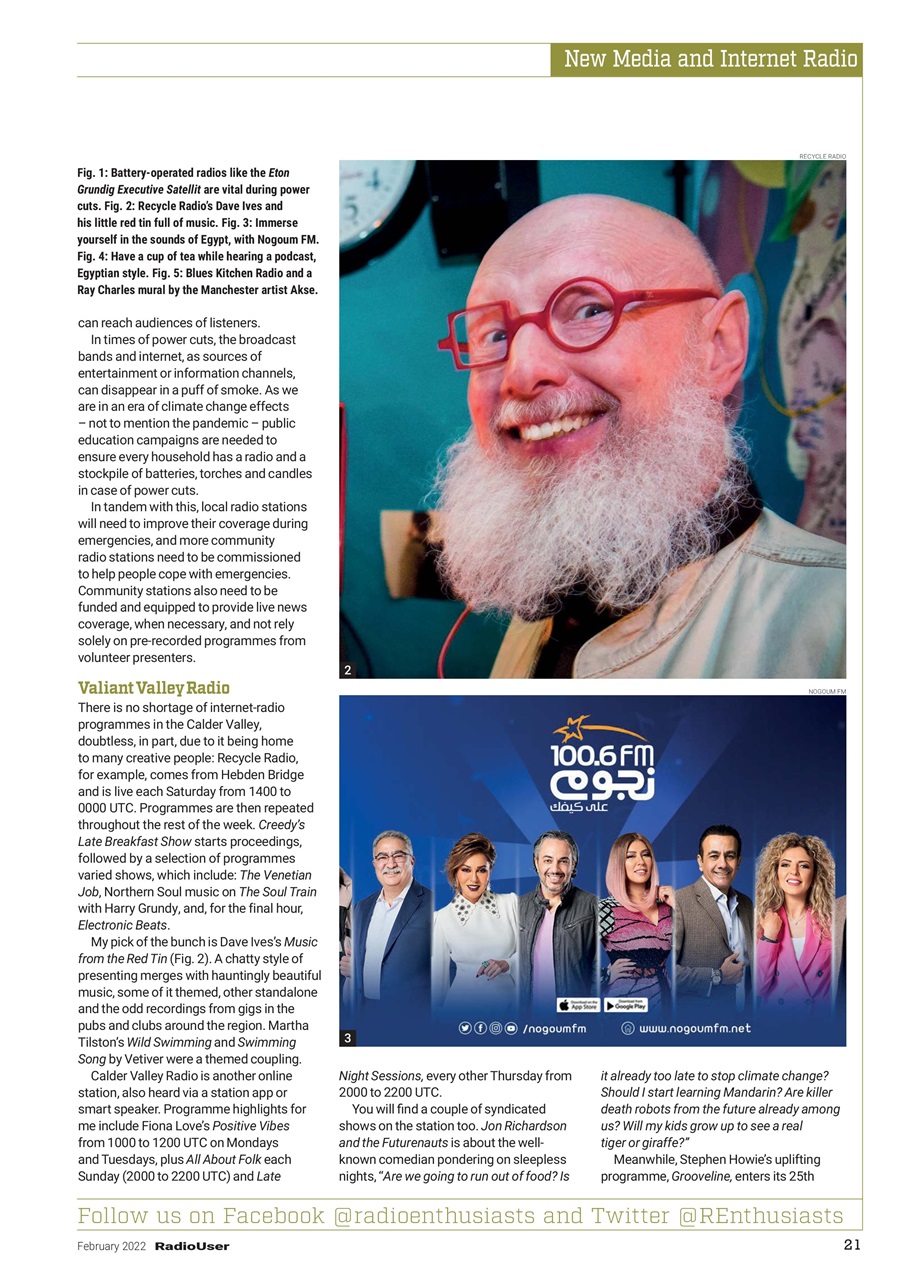 Radio User Preview Pages