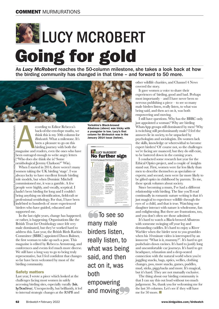 Birdwatch Magazine Preview Pages