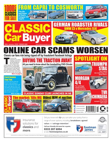Classic Car Buyer issue January 19- 2022