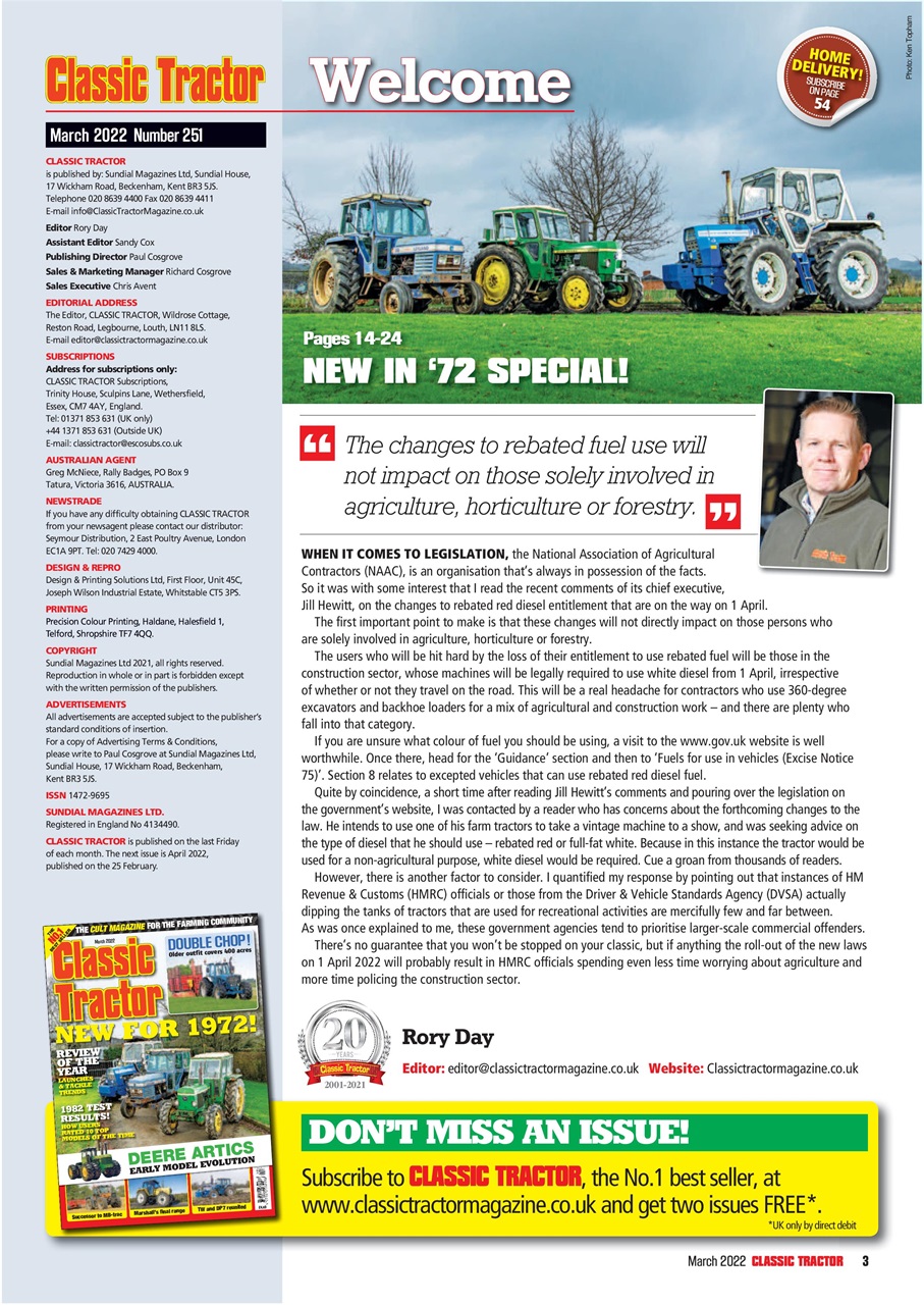 Classic Tractor Preview Pages