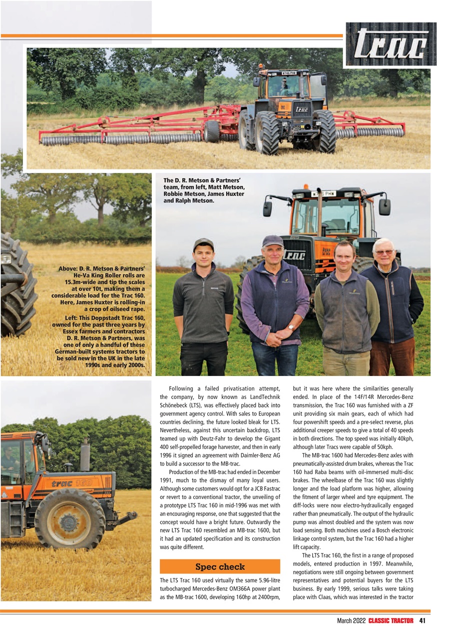 Classic Tractor Preview Pages